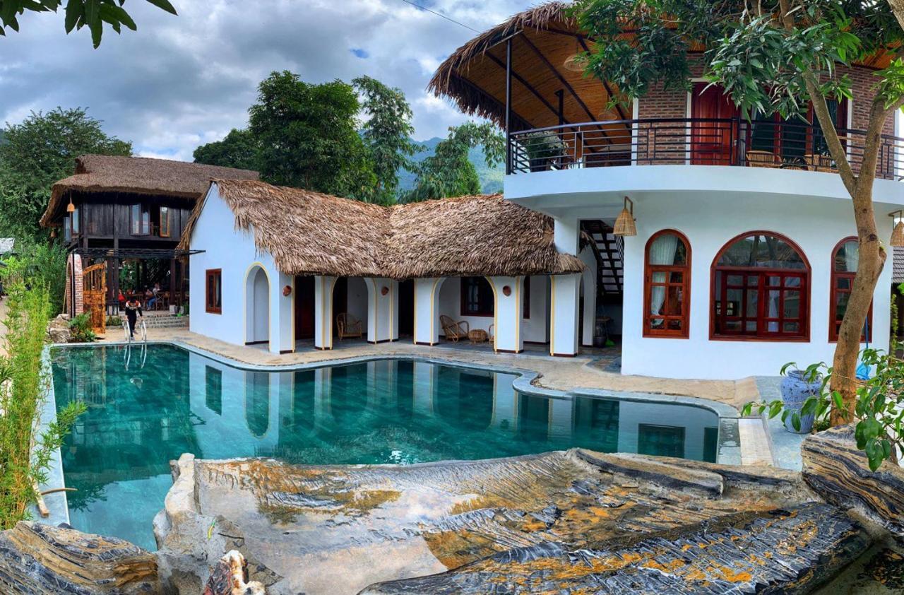 Mai Chau Rustic Home Exterior photo